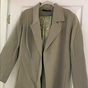Ellen Tracy Wool Long Jacket